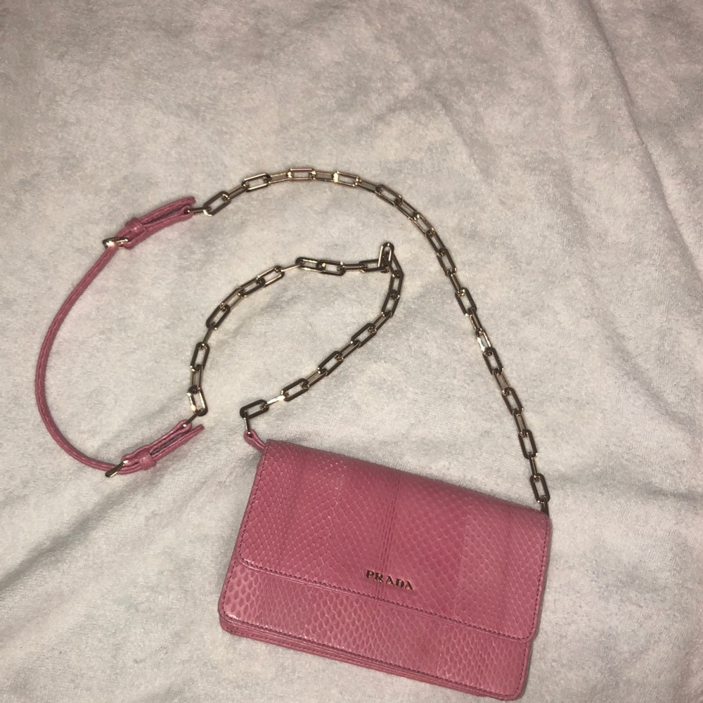 PRADA watersnake skin crossbody